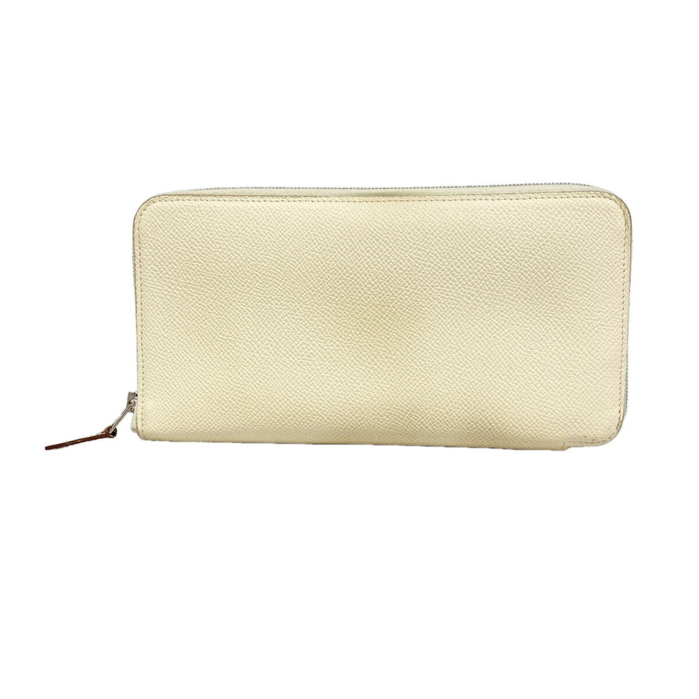 Hermes Azap Long Silk In Wallet, Veau Epsom Leather, Nata, Y Stamp, Women's